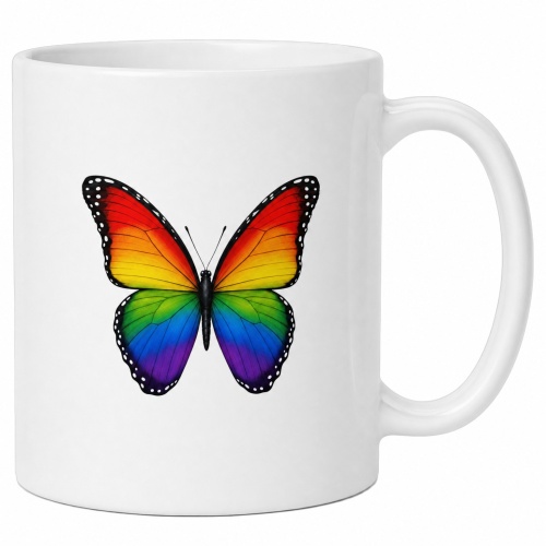 Tasse »Regenbogen-Schmetterling«