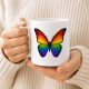 Tasse »Regenbogen-Schmetterling«