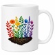 Tasse »Regenbogen-Blumenwiese«