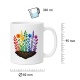 Tasse »Regenbogen-Blumenwiese«