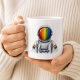 Tasse »Astronaut mit Regenbogen-Visier«