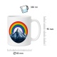 Tasse »Berg und Regenbogen«