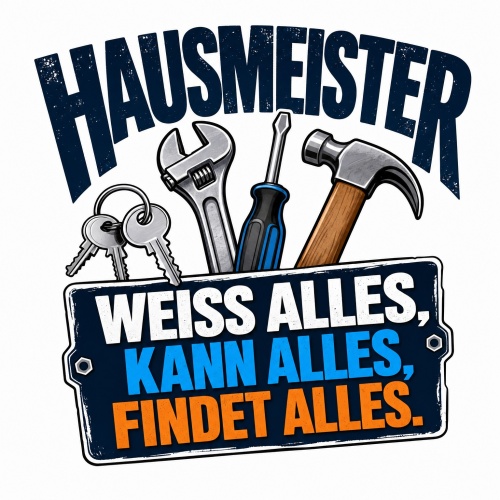 Tasse »Hausmeister – Weiss alles, kann alles,...