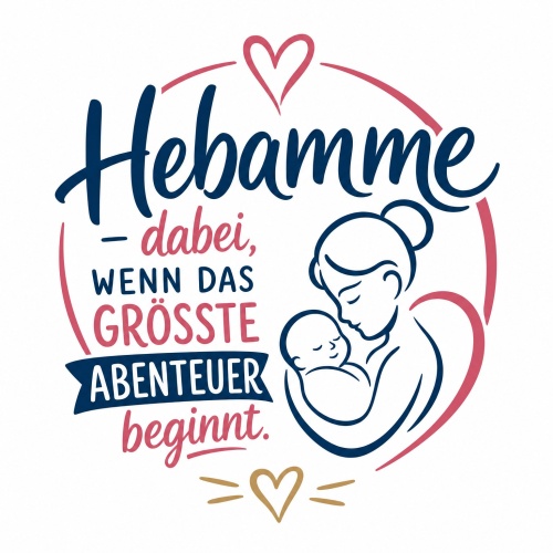 Tasse »Hebamme – dabei, wenn das...