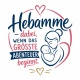 Tasse »Hebamme – dabei, wenn das größte Abenteuer beginnt«