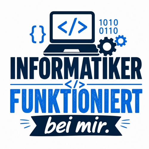 Tasse »Informatiker funktioniert bei mir«