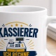 Tasse »Kassierer – Ich rechne täglich mit allem«