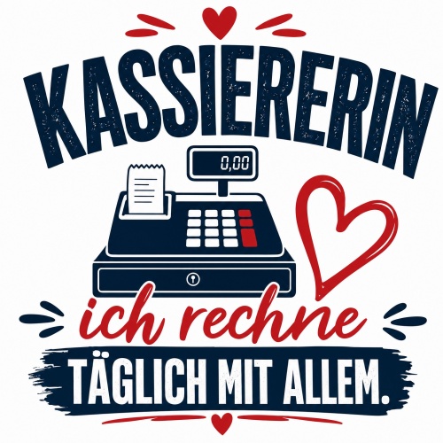 Tasse »Kassiererin – ich rechne täglich...