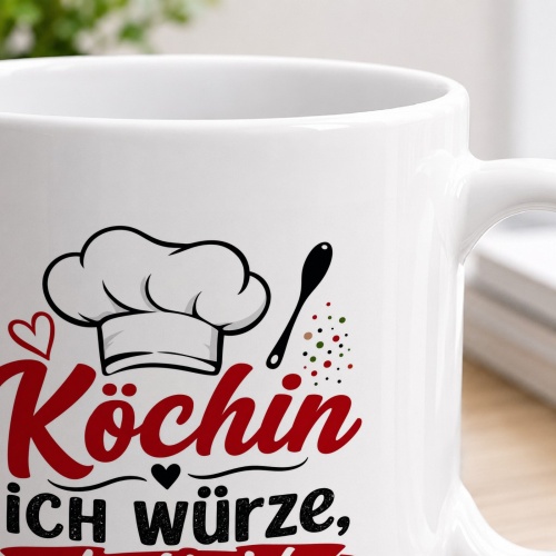 Tasse »Köchin – Ich würze, also bin ich«