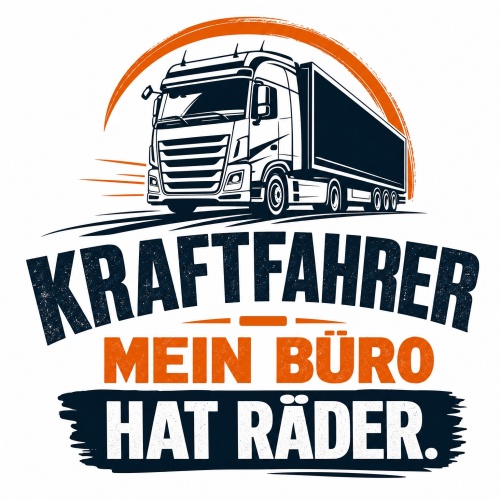 Tasse »Kraftfahrer – Mein Büro hat...