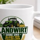 Tasse »Landwirt – Ohne uns bleibt der Teller leer«