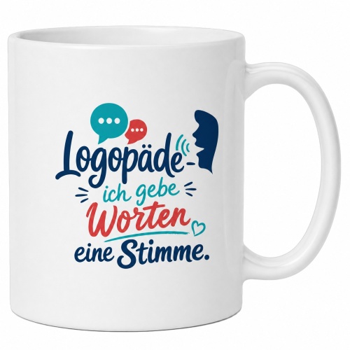 Tasse »Logopäde – ich gebe Worten eine...