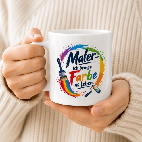 Tasse »Maler – ich bringe Farbe ins Leben«