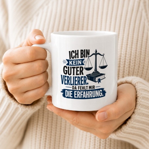 Tasse »Ich bin kein guter Verlierer. Da fehlt mir die Erfahrung.«