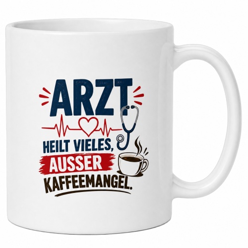 Tasse »Arzt heilt vieles, außer...
