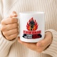 Tasse »Feuerwehrmann rennt rein, wenn andere rauslaufen«