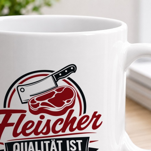 Tasse »Fleischer – Qualität ist kein Zufall«