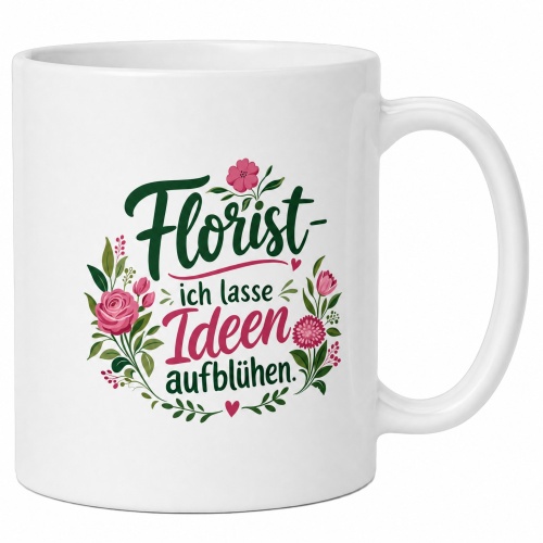 Tasse »Florist – ich lasse Ideen...
