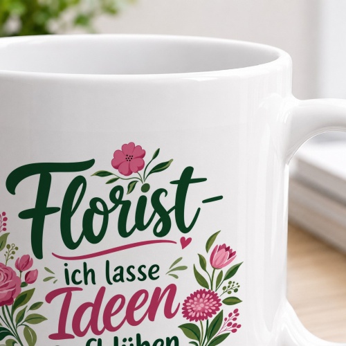 Tasse »Florist – ich lasse Ideen aufblühen«