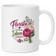 Tasse »Floristin – ich lasse Ideen aufblühen«