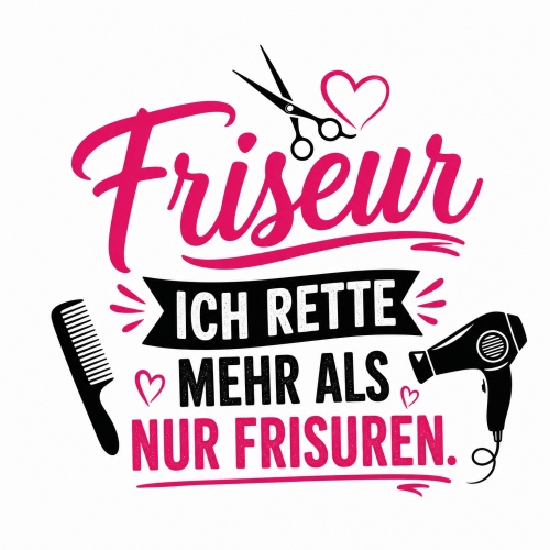 Tasse »Friseur – Ich rette mehr als nur...