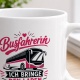 Tasse »Busfahrerin – Ich bringe den Laden ins Rollen«