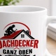 Tasse »Dachdecker – ganz oben ist mein Arbeitsplatz«