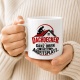Tasse »Dachdecker – ganz oben ist mein Arbeitsplatz«