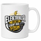 Tasse »Elektriker – Bei mir läuft der Strom«