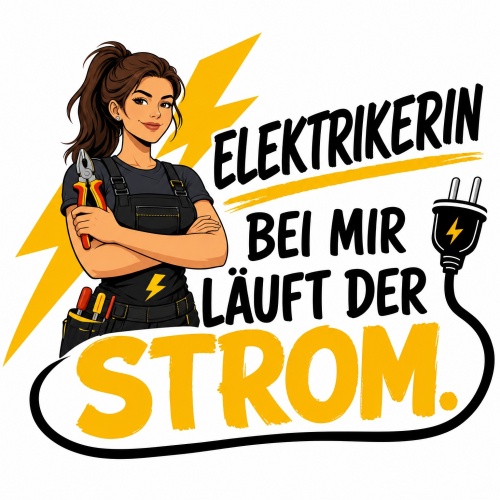 Tasse »Elektrikerin – Bei mir läuft der...