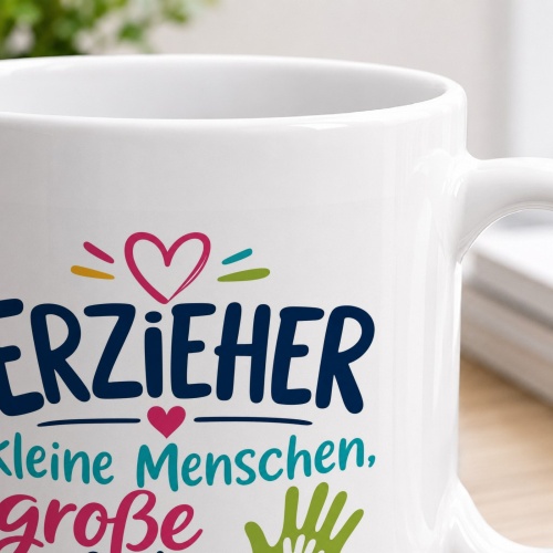 Tasse »Erzieher – kleine Menschen, große Aufgaben«