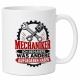 Tasse »Mechaniker – Ich repariere, was andere aufgegeben haben«