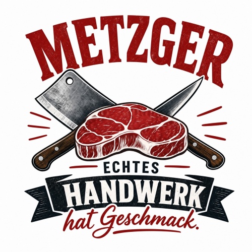 Tasse »Metzger – Echtes Handwerk hat...