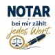 Tasse »Notar – bei mir zählt jedes Wort«