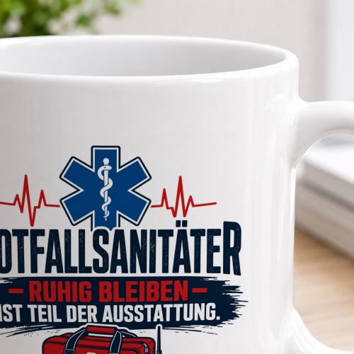 Tasse »Notfallsanitäter – Ruhig bleiben«
