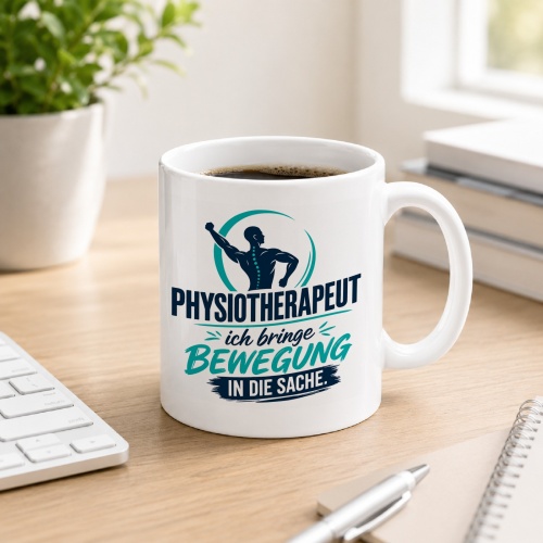 Tasse »Physiotherapeut – ich bringe Bewegung...