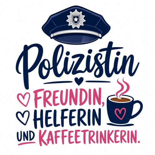 Tasse »Polizistin – Freundin, Helferin,...