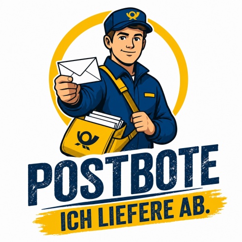 Tasse »Postbote – Ich liefere ab.«
