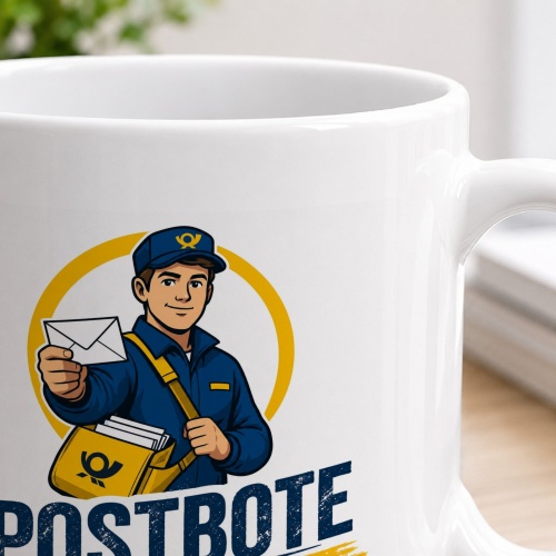 Tasse »Postbote – Ich liefere ab.«
