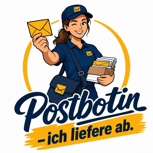 Tasse »Postbotin – ich liefere ab.«