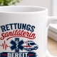 Tasse »Rettungssanitäterin – Bereit, wenn jede Sekunde zählt«