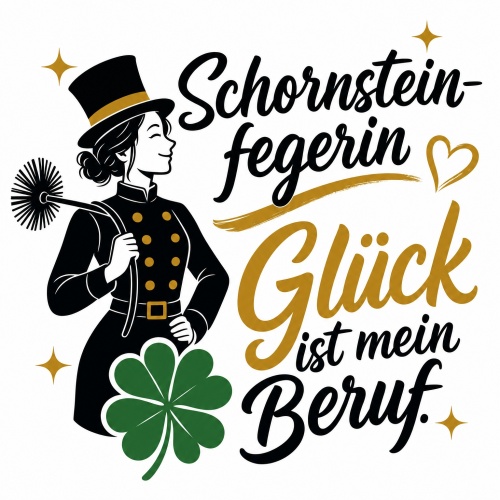 Tasse »Schornsteinfegerin – Glück ist...