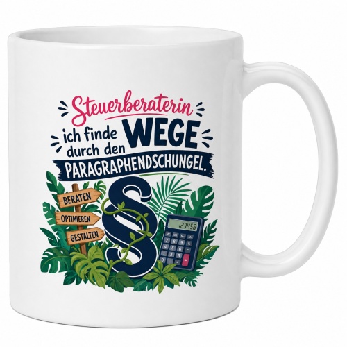 Tasse »Steuerberaterin – Wege durch den...
