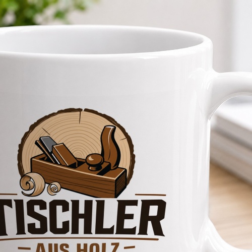 Tasse »Tischler – Aus Holz wird Handwerk«