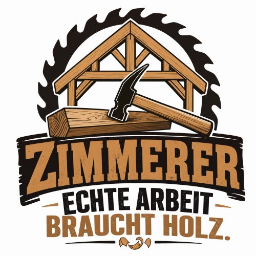 Tasse »Zimmerer – Echte Arbeit braucht...