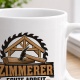 Tasse »Zimmerer – Echte Arbeit braucht Holz«