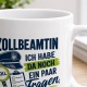 Tasse »Zollbeamtin – Ich habe da noch ein paar Fragen«