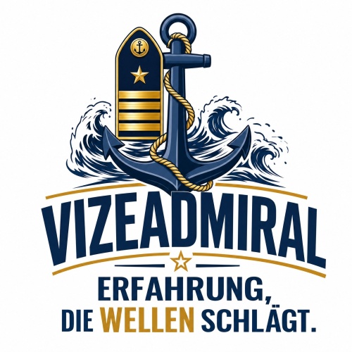 Tasse »Vizeadmiral – Erfahrung, die Wellen...