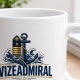 Tasse »Vizeadmiral – Erfahrung, die Wellen schlägt«