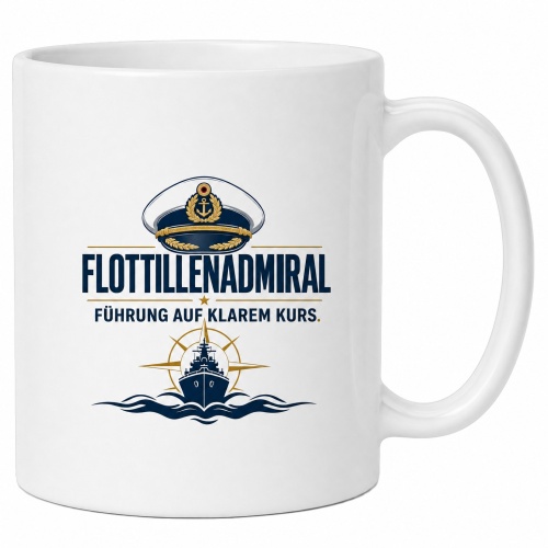 Tasse »Flottillenadmiral – Führung auf...